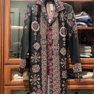 BIYA embroidered coat/long jacket